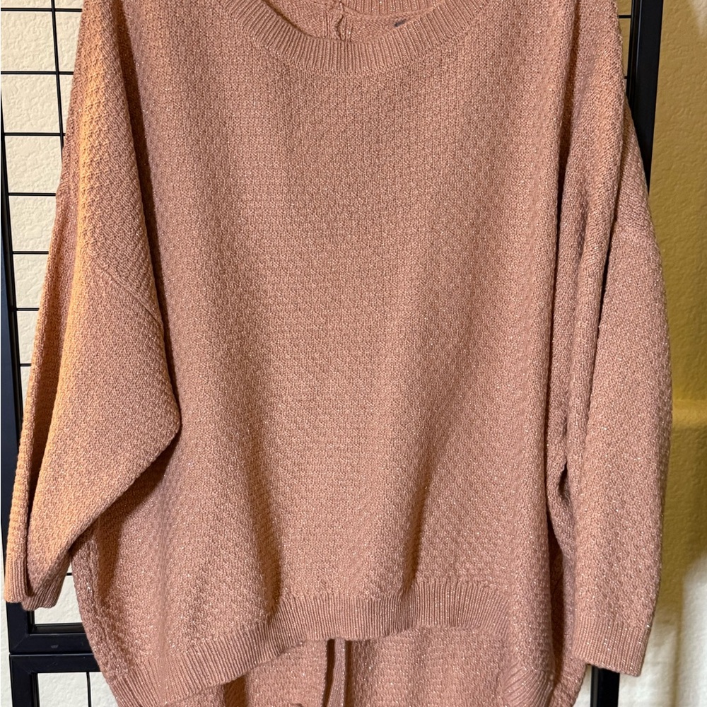 New York & Company Women's Knit Sweater - rose gold